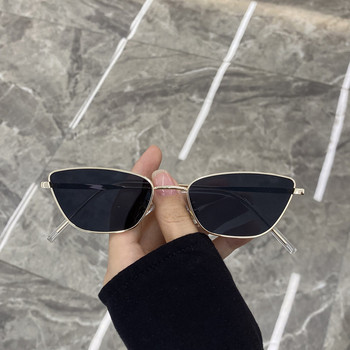 Стилни дамски слънчеви очила с тънка рамка