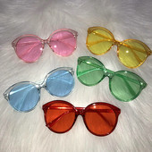 Kerek hétköznapi női napszemüveg