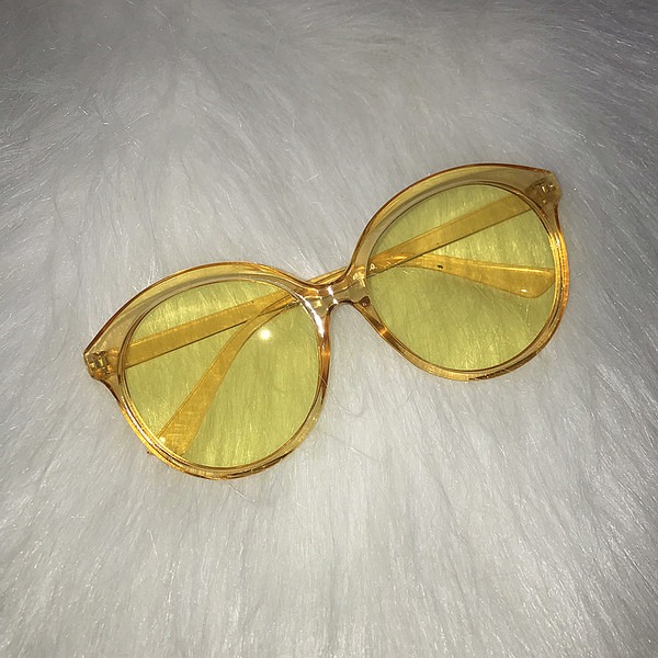 Kerek hétköznapi női napszemüveg