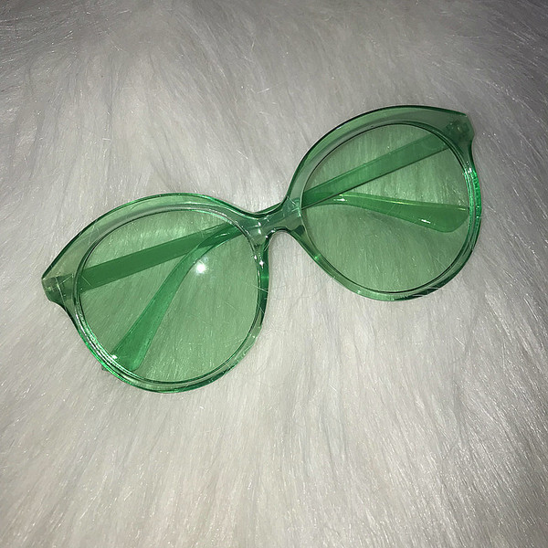 Kerek hétköznapi női napszemüveg