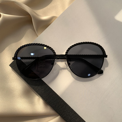 Γυναικεία κομψά στρογγυλά γυαλιά ηλίου