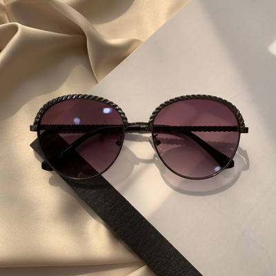 Γυναικεία κομψά στρογγυλά γυαλιά ηλίου