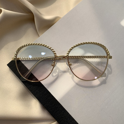 Γυναικεία κομψά στρογγυλά γυαλιά ηλίου