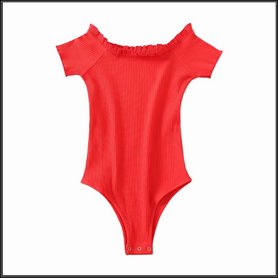 Női test rövid ujjú, csupasz váll