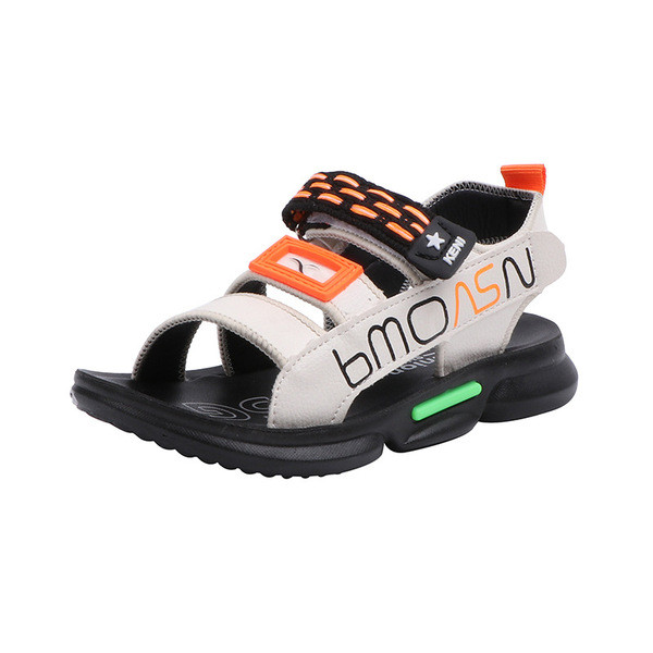 Kirja ja kleebistega laste sandaalid poistele