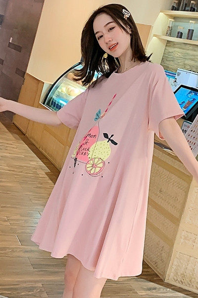 Terhes nőknek szánt széles póló színes rátéttel