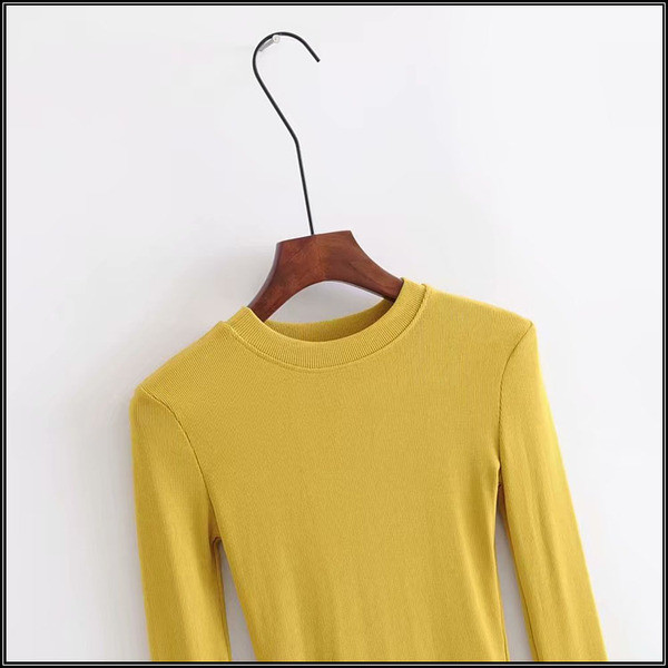 Γυναικείο casual κορμάκι με στρογγυλή λαιμόκοψη και μακριά μανίκια