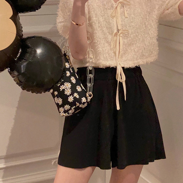 Σορτς για έγκυες γυναίκες φαρδύ μοντέλο με υψηλή μέση