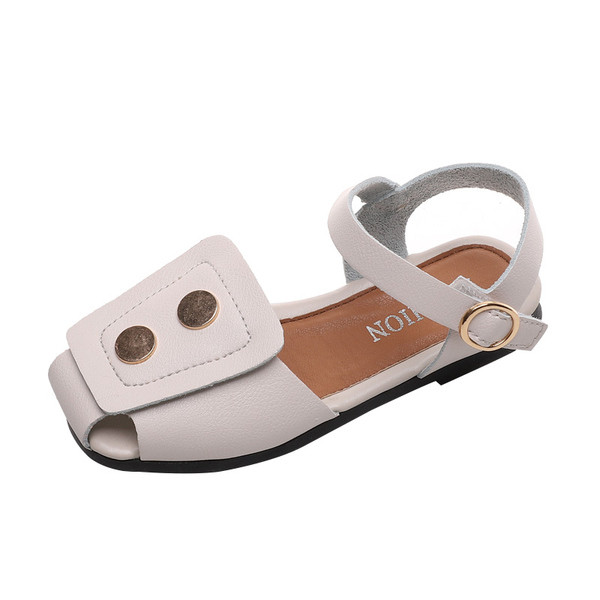 Παιδικά σανδάλια με μεταλλικά στοιχεία για κορίτσια