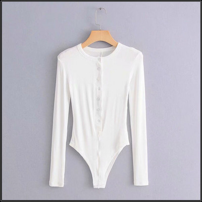 Γυναικείο καθημερινό φθινόπωρο κορμάκι με κουμπιά