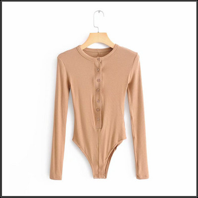 Γυναικείο καθημερινό φθινόπωρο κορμάκι με κουμπιά