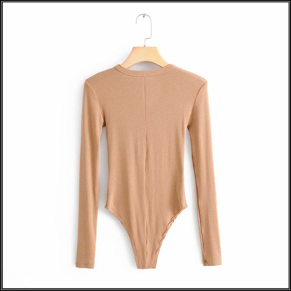 Γυναικείο καθημερινό φθινόπωρο κορμάκι με κουμπιά