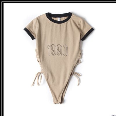 Női body megkötős és rövid ujjú