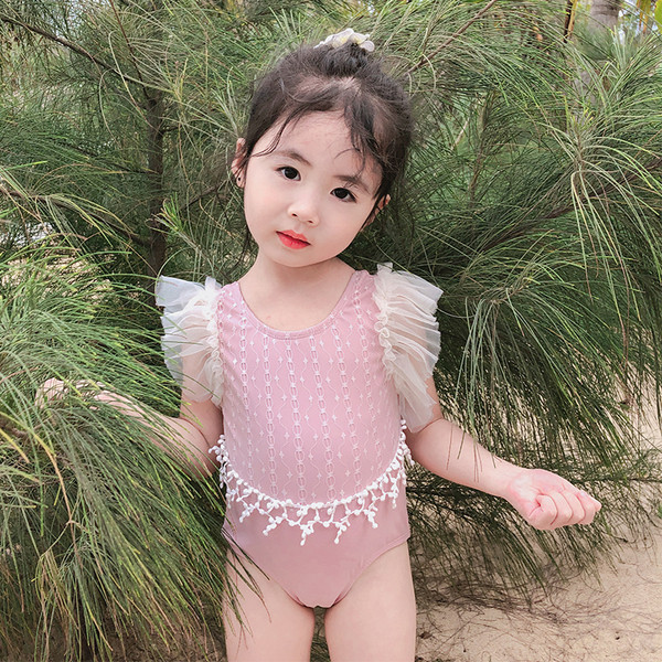 Divatos tüll fürdőruha lányoknak