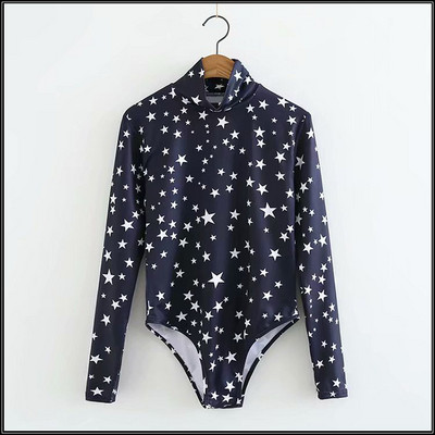 Γυναικείο κορμάκι με μακριά μανίκια και απλικέ