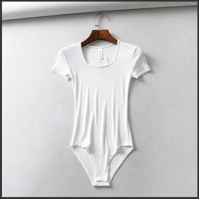 Dnevni ženski bodi kratkih rukava i okruglog izreza