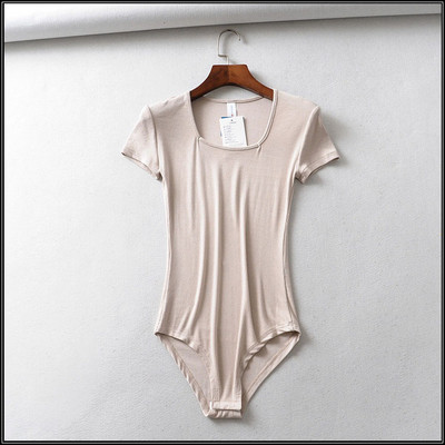 Dnevni ženski bodi kratkih rukava i okruglog izreza