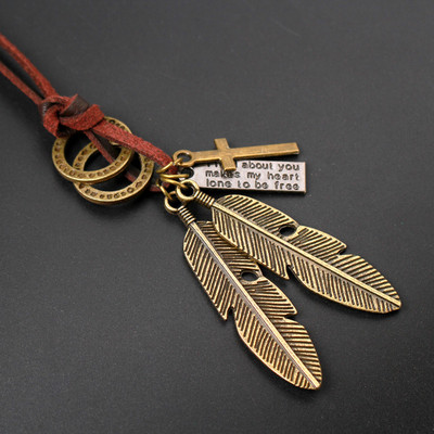 Vyriška kasdienė grandinėlė iš eko odos