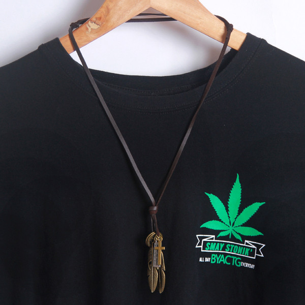 Vyriška kasdienė grandinėlė iš eko odos