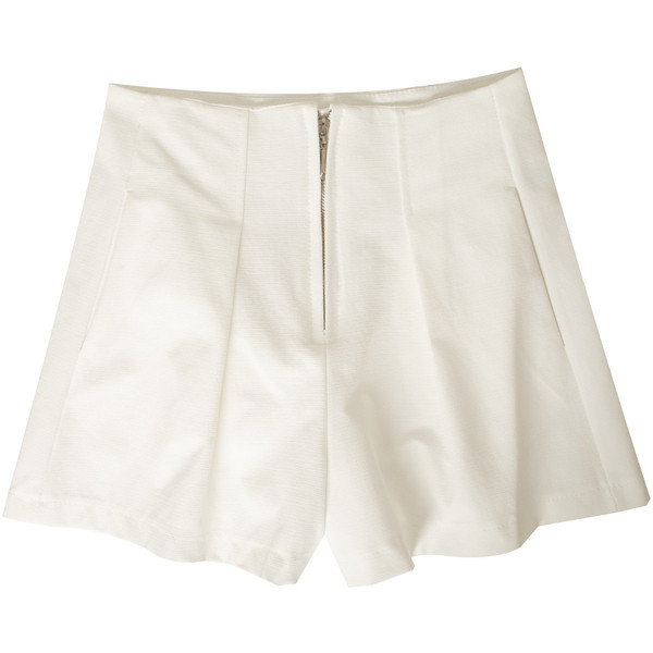 Női széles nadrág cipzárral és magas derékkal