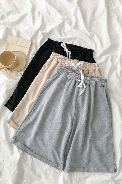 Vabaaja püksid lipsu ja elastse vöökohaga