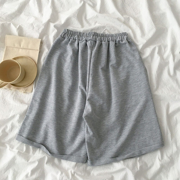 Vabaaja püksid lipsu ja elastse vöökohaga