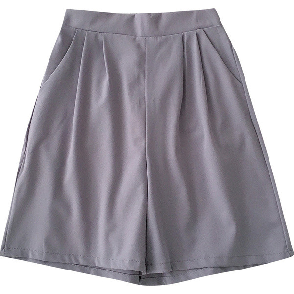 Retro stílusú női rövidnadrág zsebekkel