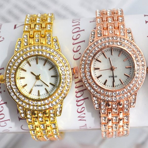 Κομψό γυναικείο ρολόι με πέτρες