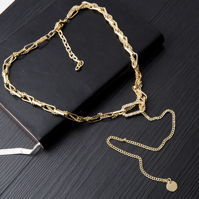 Κομψό γυναικείο μεταλλικό κολιέ