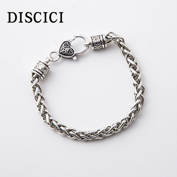 Mindennapi férfi fém karkötő