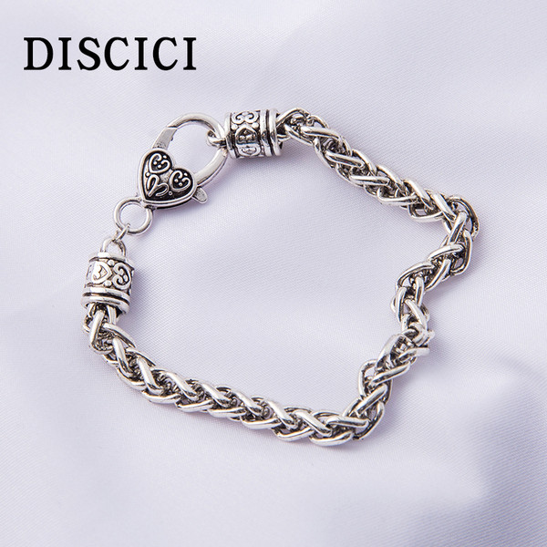 Mindennapi férfi fém karkötő