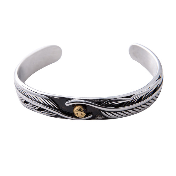 Stílusos férfi fém karkötő