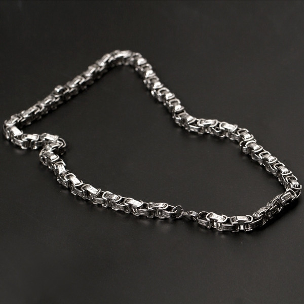 Muški metalni lanac jednobojni model