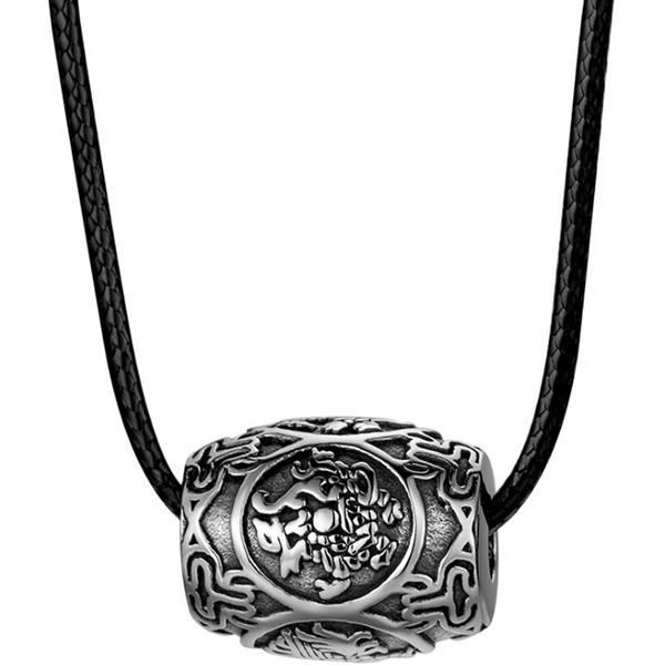 Napi vékony férfi lánc fém díszítéssel