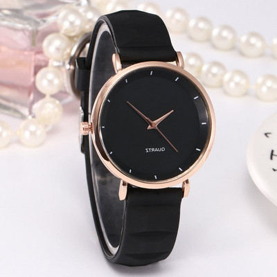 Modern női karóra szilikon szíjjal