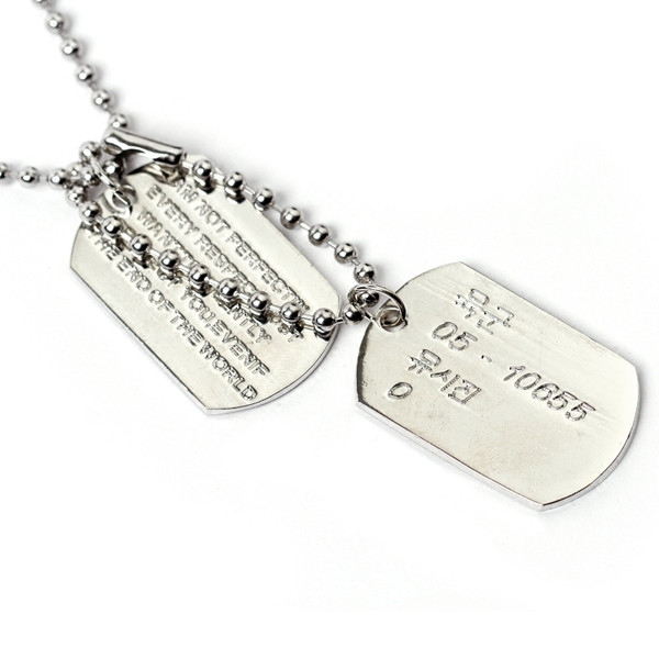 Καθημερινή ανδρική μεταλλική αλυσίδα με κρεμαστά στοιχεία