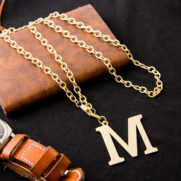 Μοντέρνα ανδρική μακριά μεταλλική αλυσίδα