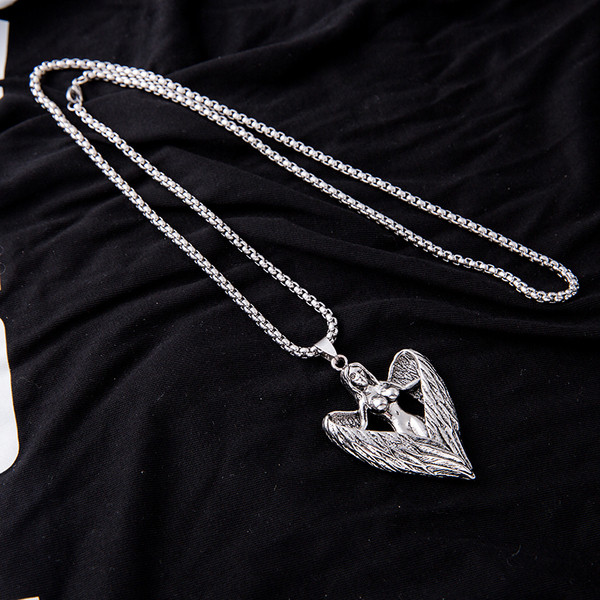 Igapäevane meeste pikk kett metallelemendiga