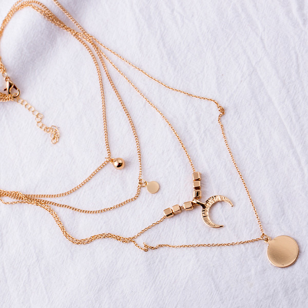 Dnevna duga metalna ženska ogrlica