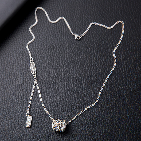 Naiste igapäevane metallist ripatsiga kaelakee