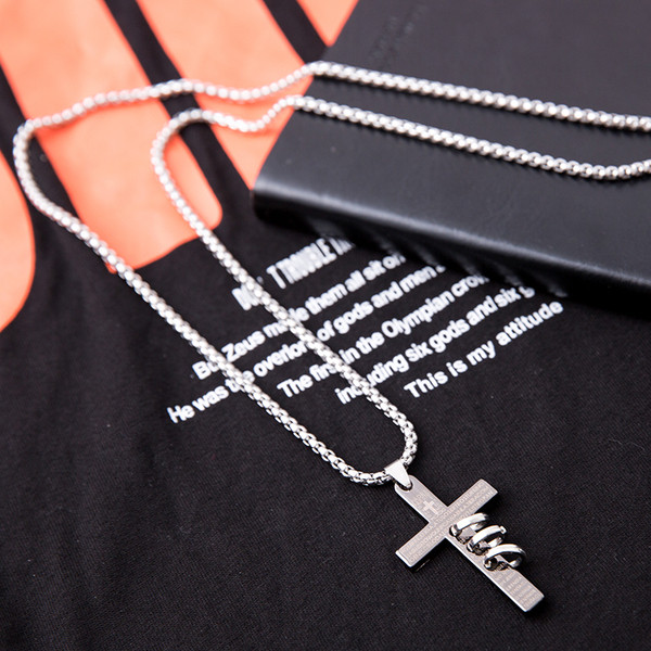 Ανδρική μεταλλική αλυσίδα με μενταγιόν