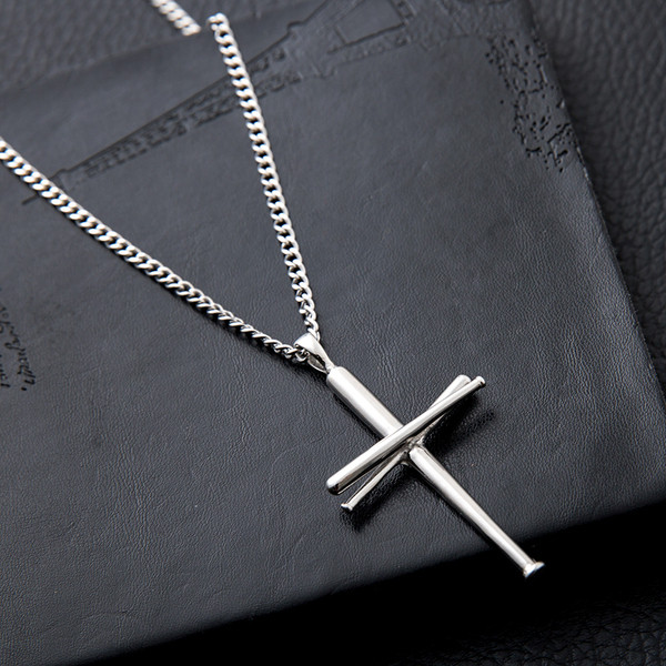 Ανδρική μεταλλική αλυσίδα με μενταγιόν