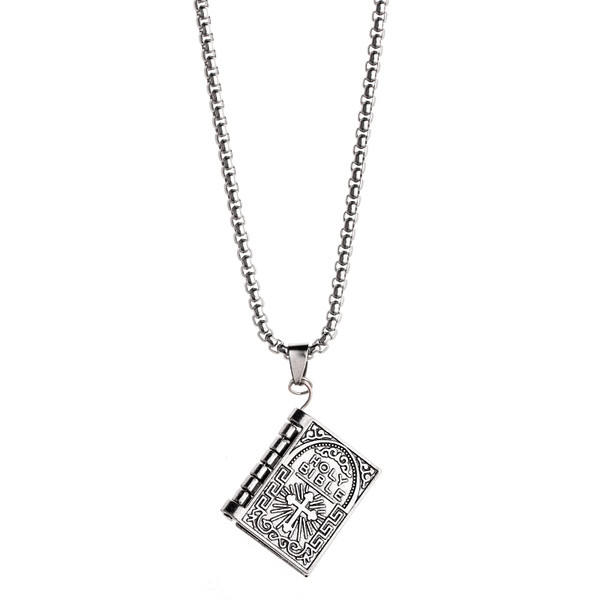 Férfi aktuális lánc fém medállal