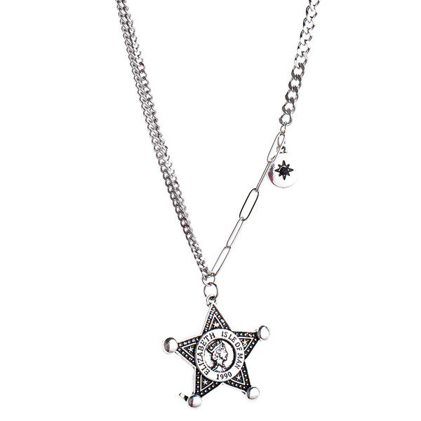 Γυναικείο κοντό καθημερινό κολιέ με μενταγιόν