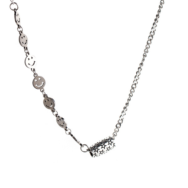 Γυναικείο μοντέρνο μεταλλικό κολιέ