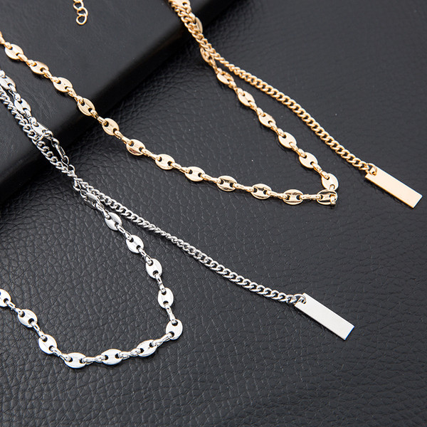 Μοντέρνα ανδρική μεταλλική αλυσίδα με μενταγιόν