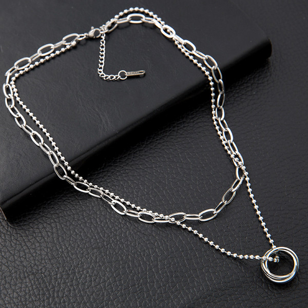 Hétköznapi női fém nyaklánc