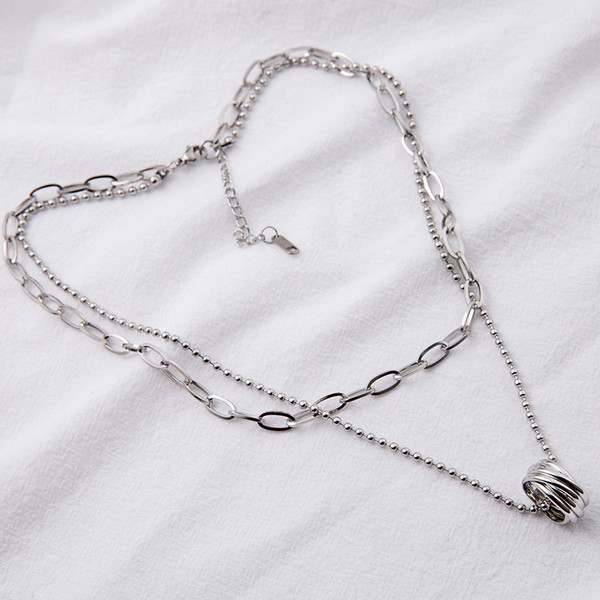 Hétköznapi női fém nyaklánc