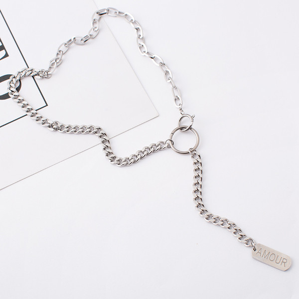 Ανδρική καθημερινή μεταλλική αλυσίδα με μενταγιόν