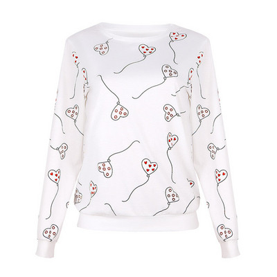 Lezser női blúz hosszú ujjal és ovális nyakkivágással